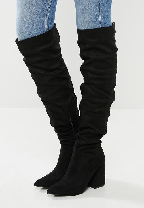 Superbalist - Stella over the knee boot - black