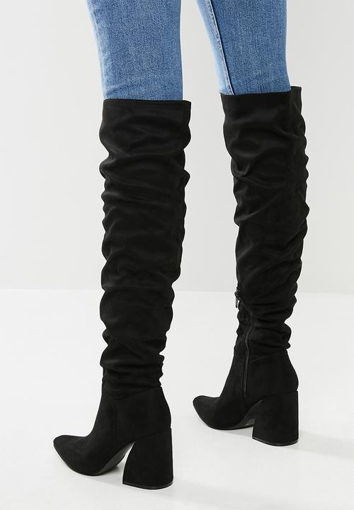 Superbalist - Stella over the knee boot - black