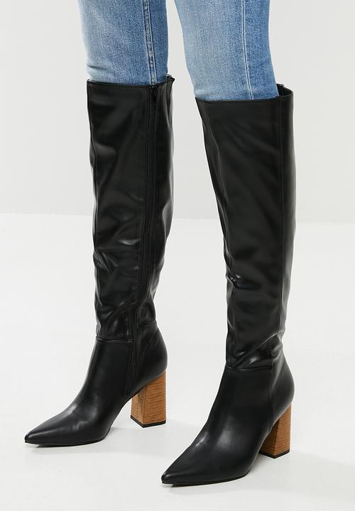 Superbalist - Nori over the knee boot - black