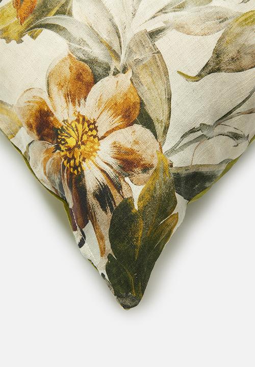 Hertex Fabrics - Highgrove cushion cover - saffron