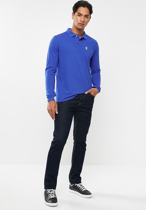 Pringle of Scotland - St augustine long sleeve styled sps - blue
