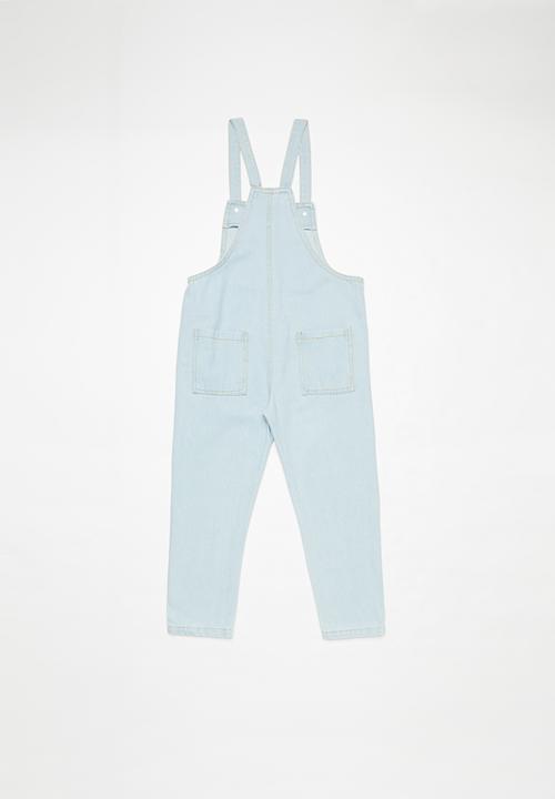 Rebel Republic - Girls dungaree - light blue