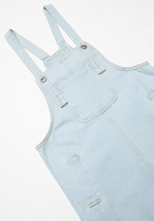 Rebel Republic - Girls dungaree - light blue