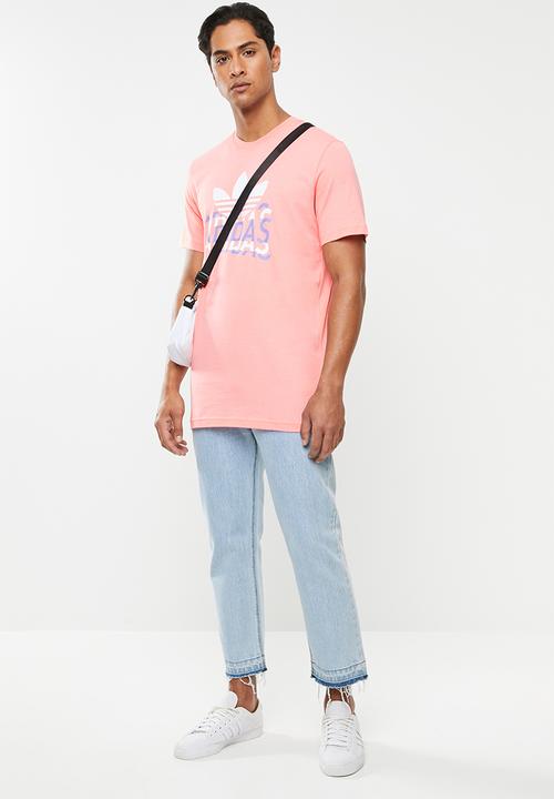 adidas Originals - Multi fade short sleeve tee - pink 
