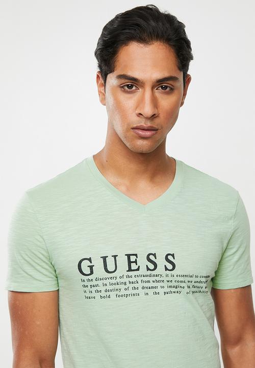 GUESS - Definition tee - green