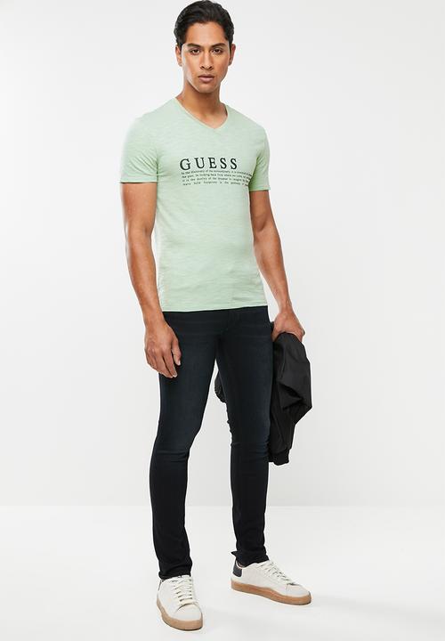 GUESS - Definition tee - green