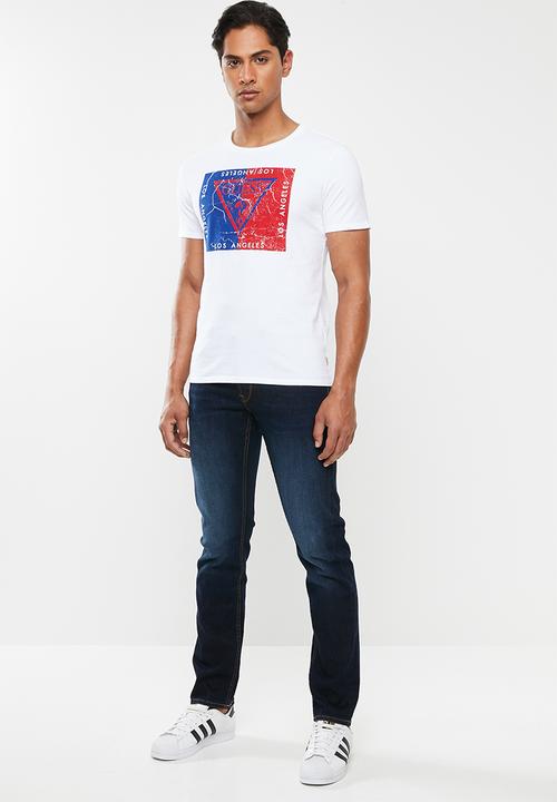 GUESS - Zeus slim straight stretch denim - dark blue