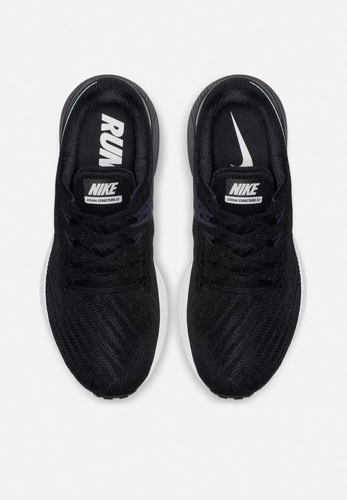 Nike - Air Zoom Structure 22 - black / white-gridiron