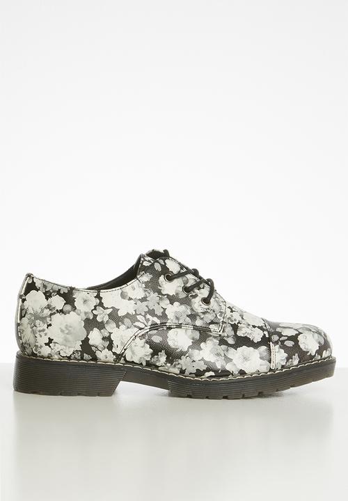 Footwork - Janni shoe derby - black & white 