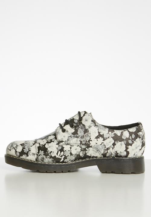 Footwork - Janni shoe derby - black & white 