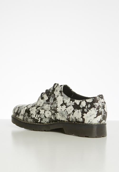 Footwork - Janni shoe derby - black & white 
