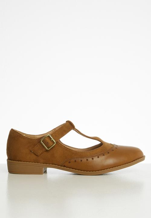Jada - Mary jane shoe - tan