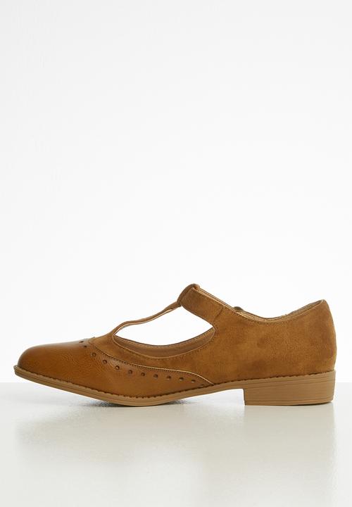 Jada - Mary jane shoe - tan