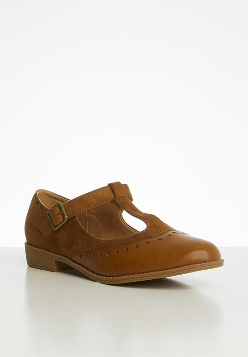 Jada - Mary jane shoe - tan