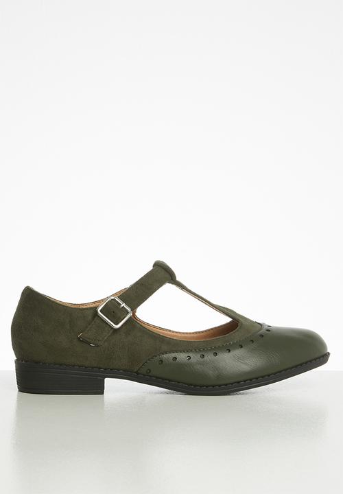 Jada - Mary jane shoe - olive