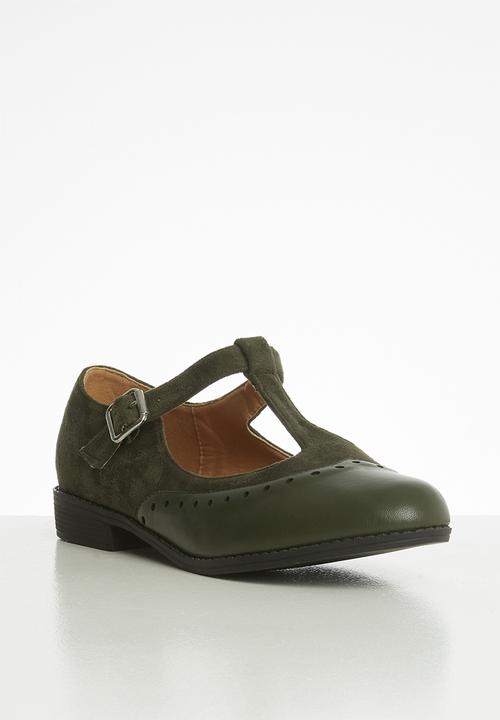 Jada - Mary jane shoe - olive