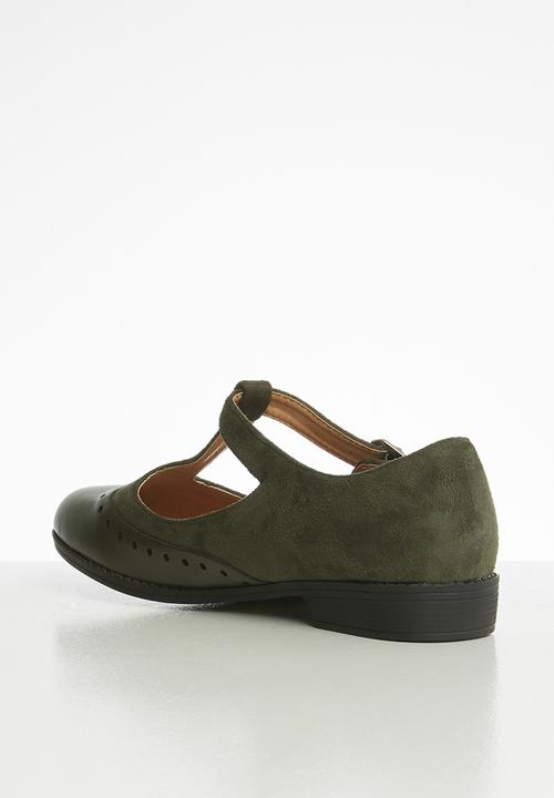 Jada - Mary jane shoe - olive