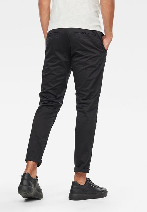 G-STAR - Bronson slim chino - black