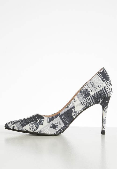 Miss Black - Acida heel - black & white 