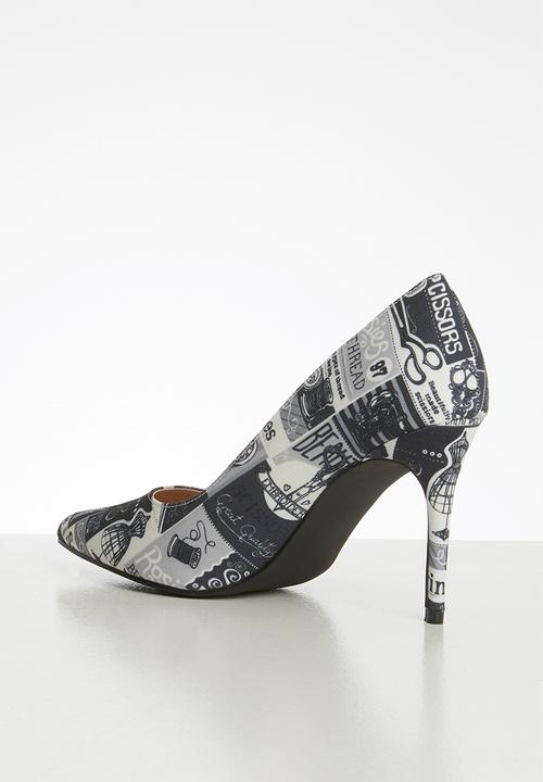 Miss Black - Acida heel - black & white 
