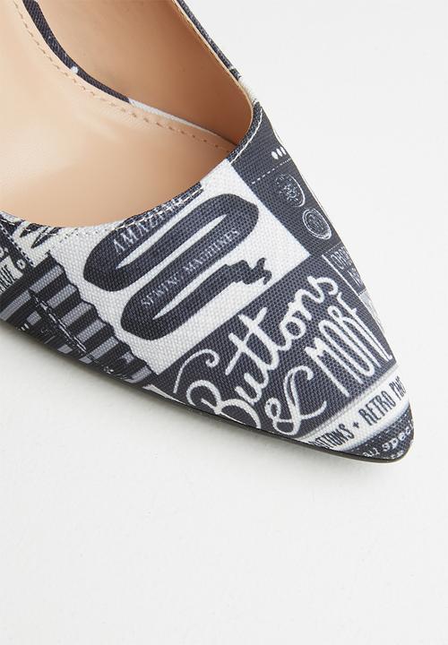 Miss Black - Acida heel - black & white 