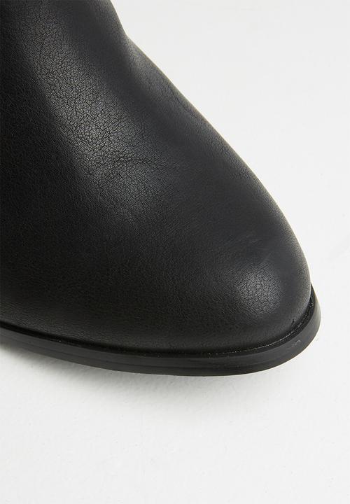Miss Black - Cognac boot - black