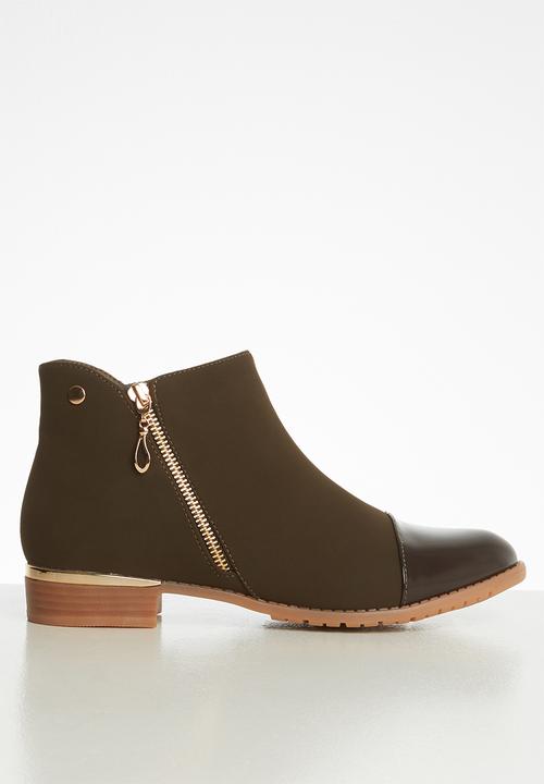 Miss Black - Hadar boot - khaki