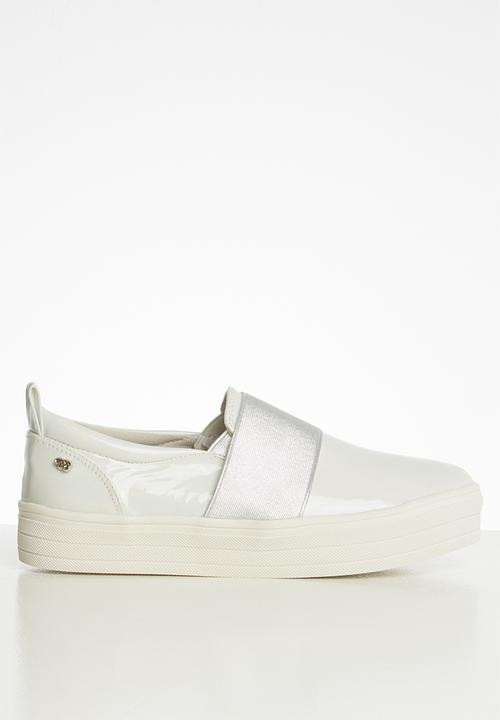 Miss Black - Abbery flatform sneaker - white