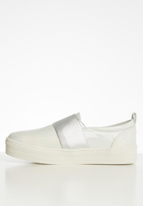 Miss Black - Abbery flatform sneaker - white