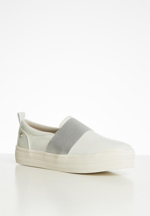 Miss Black - Abbery flatform sneaker - white