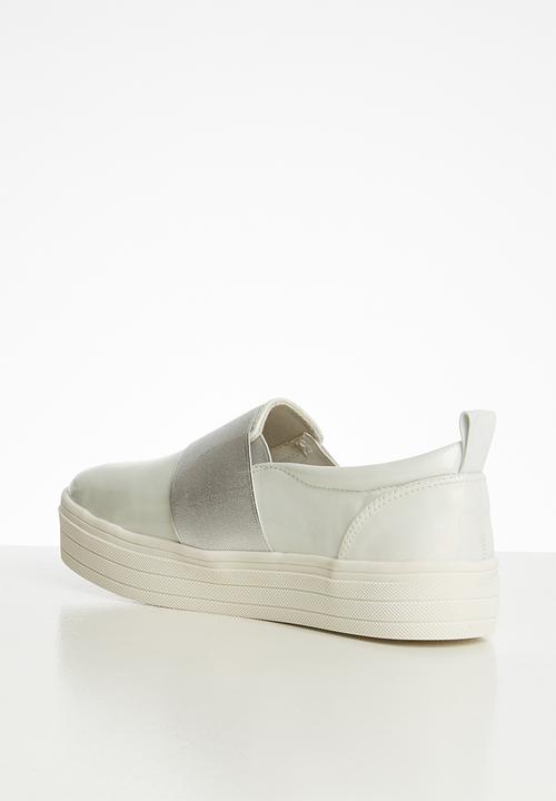 Miss Black - Abbery flatform sneaker - white