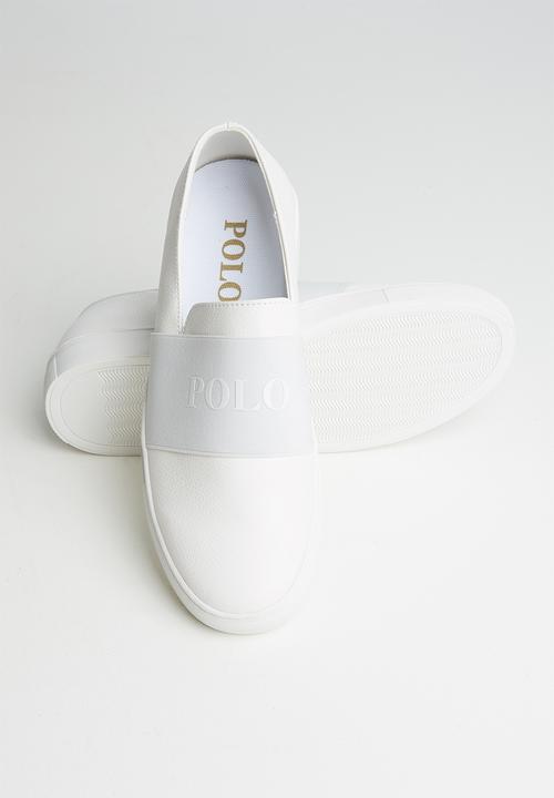 POLO - Giselle elastic slip on - white