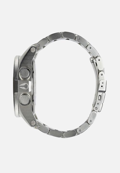 Nixon - Unit ss - silver & red