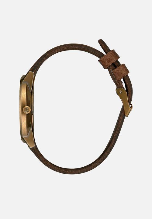 Nixon - Porter leather - black & brown