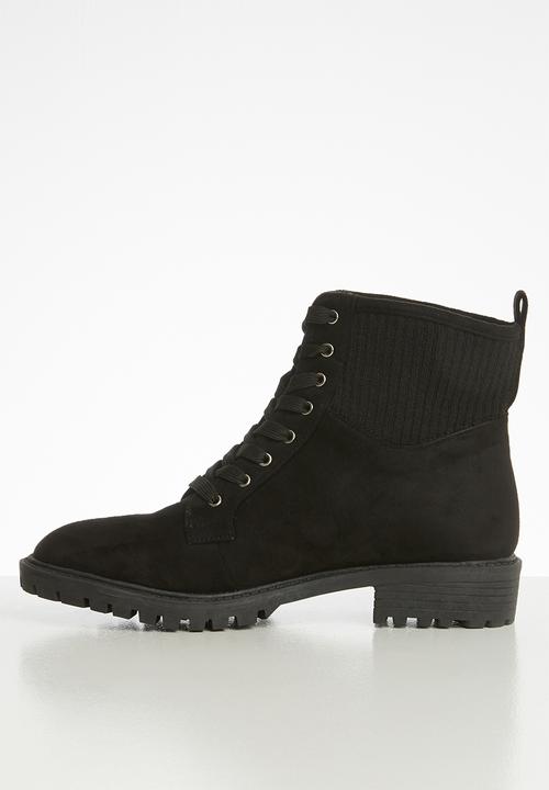 Superbalist - Leandra lace-up boot - black