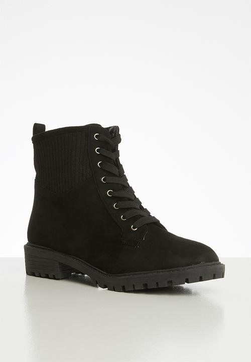 Superbalist - Leandra lace-up boot - black