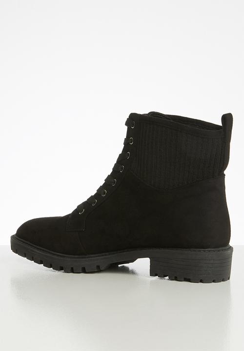 Superbalist - Leandra lace-up boot - black