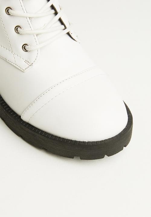 Superbalist - Londi lace-up boot - white