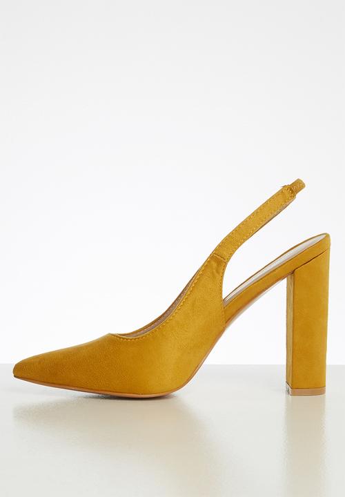 Superbalist - Ella court block heel - yellow