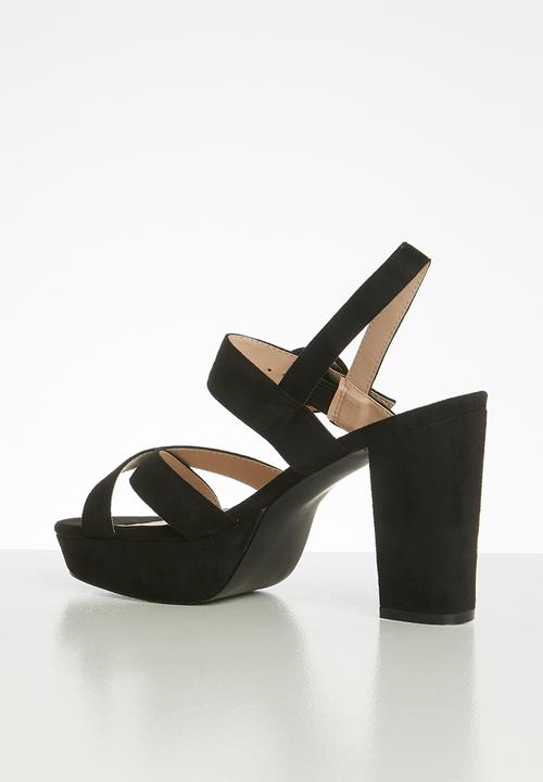 Superbalist - Lauren platform heel - black
