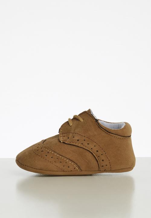 Pop Candy - Baby boys brogues - tan