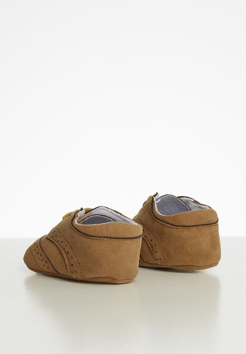 Pop Candy - Baby boys brogues - tan