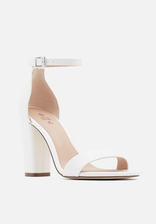Call It Spring - Tayvia heel - white