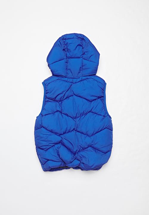 Pop Candy - Boys puffer vest - blue