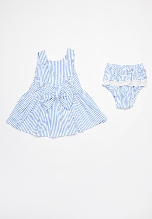 Pop Candy - Baby dress & panty set - blue