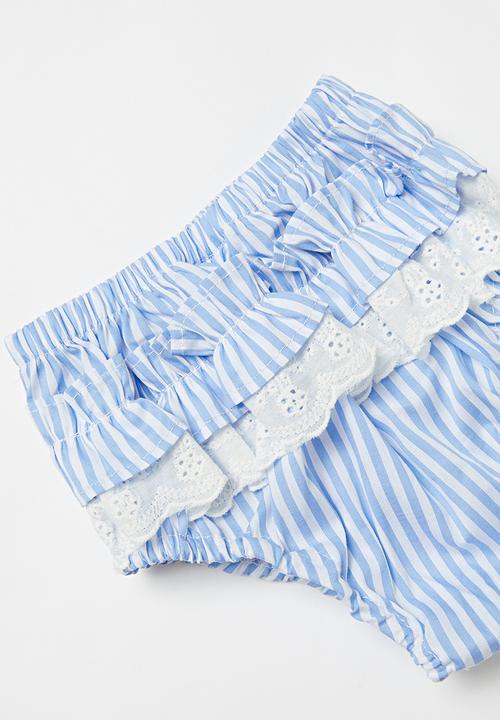 Pop Candy - Baby dress & panty set - blue