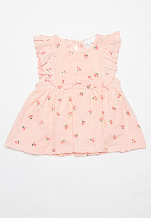 Pop Candy - Baby cherry print dress - pink