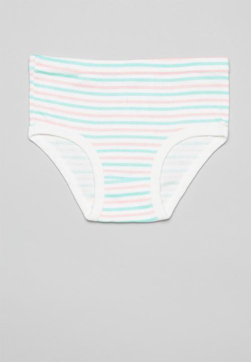 Pop Candy - Printed bikini briefs - white