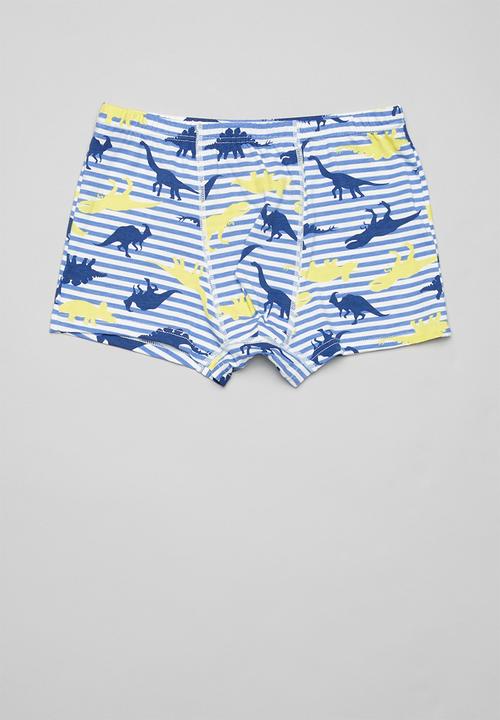 Pop Candy - Boys printed briefs - grey & green
