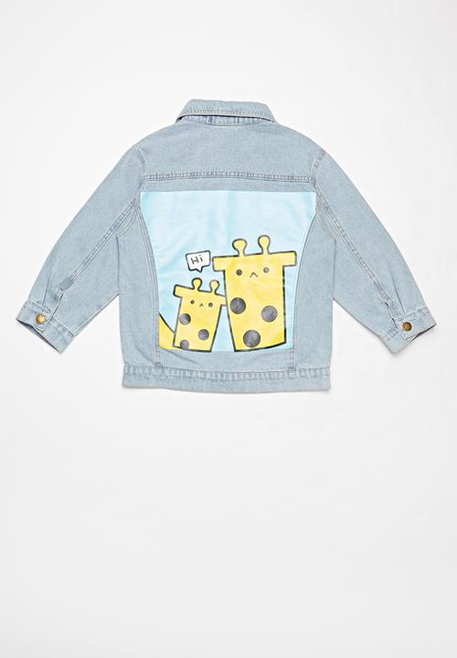 Pop Candy - Girls printed denim jacket